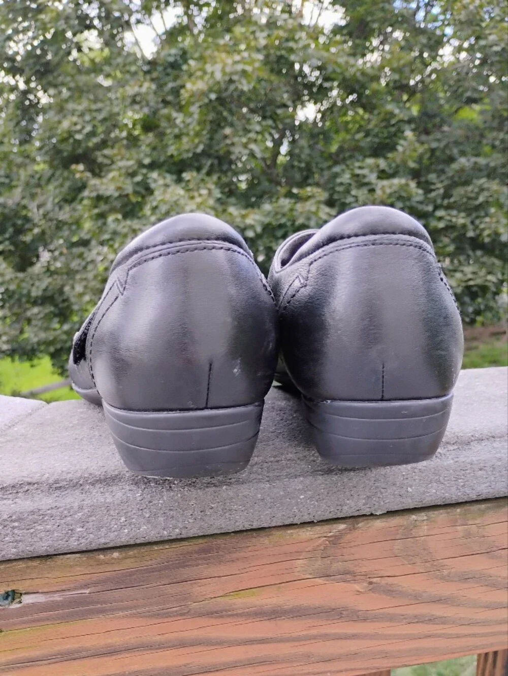 Dansko Franny Black Leather Woman's Comfort Shoe Loafers - EU 41 / US 10.5-11